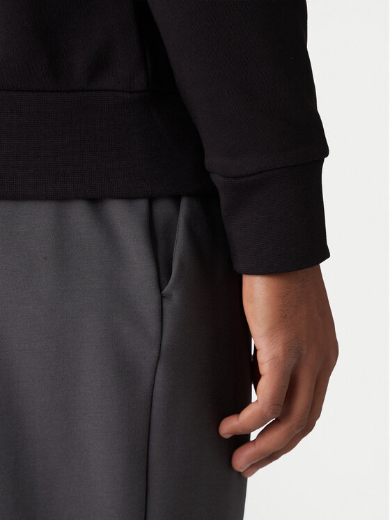 Calvin Klein Calvin Klein Felpa Linear Box Logo K10K114259 Nero Regular Fit