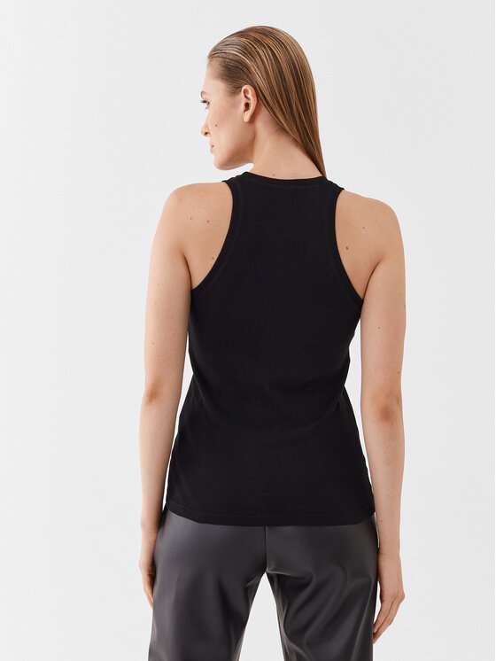 PINKO Pinko Top 100822 A15E Czarny Regular Fit