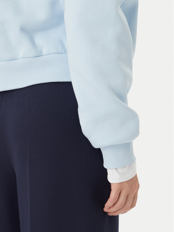 Tommy Hilfiger Tommy Hilfiger Džemperis ar kapuci WW0WW47831 Gaiši zila Regular Fit