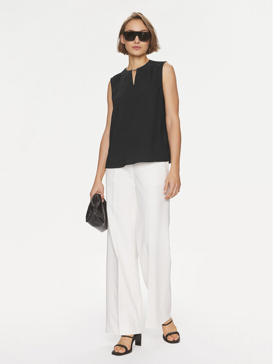 Calvin Klein Calvin Klein Bluzka K20K207063 Czarny Regular Fit