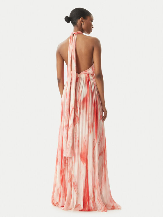 Elisabetta Franchi Elisabetta Franchi Sommerkleid ABR4752E2 CP9 Rot Regular Fit