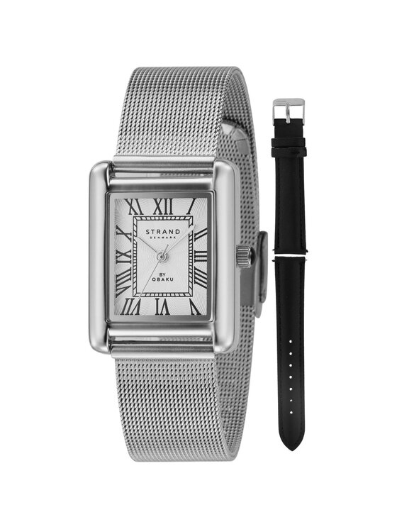 Strand Strand Zegarek S757LXCWMC-ERB Srebrny