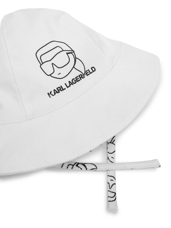 Karl Lagerfeld Kids Karl Lagerfeld Kids Klobúk Z31188 Biela