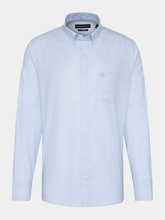 Bugatti Bugatti Cămașă 9350 98800 Albastru celest Slim Fit