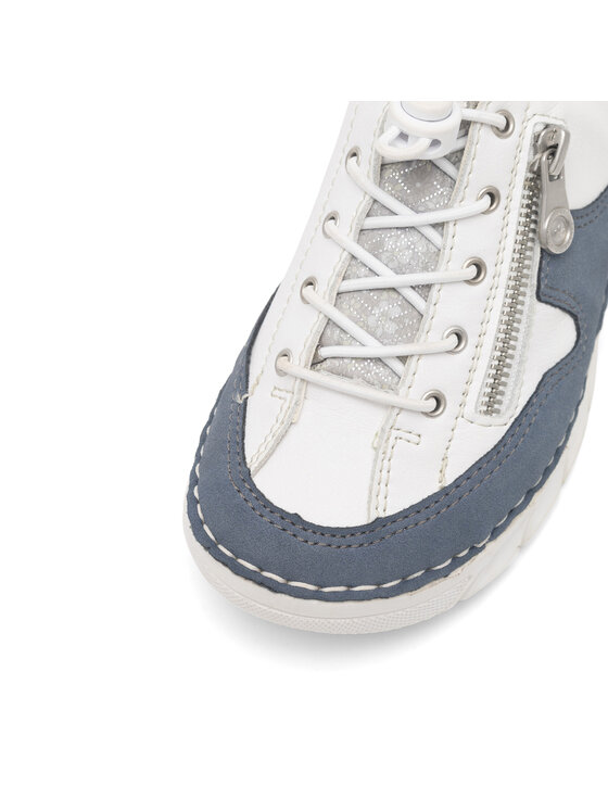 Rieker Rieker Sneakersy 55064-80 Biały