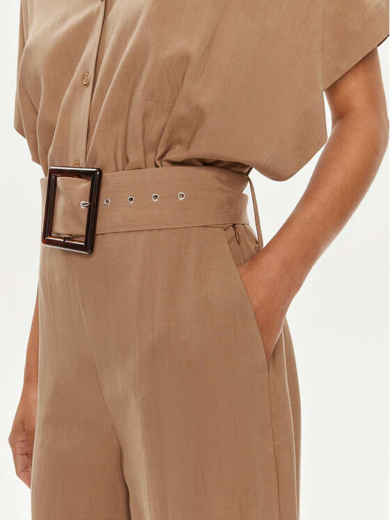 ViCOLO ViCOLO Kombinezon TB1627 Smeđa Regular Fit