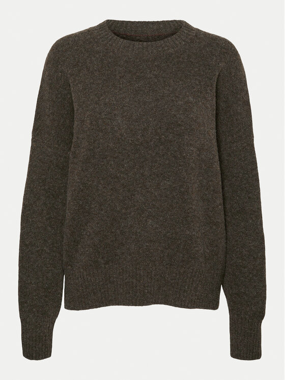 Vero Moda Vero Moda Sweter Boom 10320463 Brązowy Loose Fit