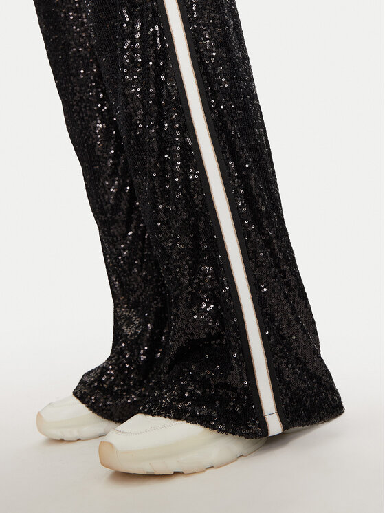 Guess Guess Pantaloni palazzo V4BB16 KCI90 Nero Regular Fit