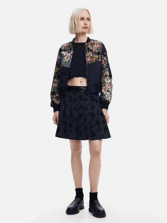 Desigual Desigual Яке бомбър Roterdam 24WWEWB1 Черен Regular Fit