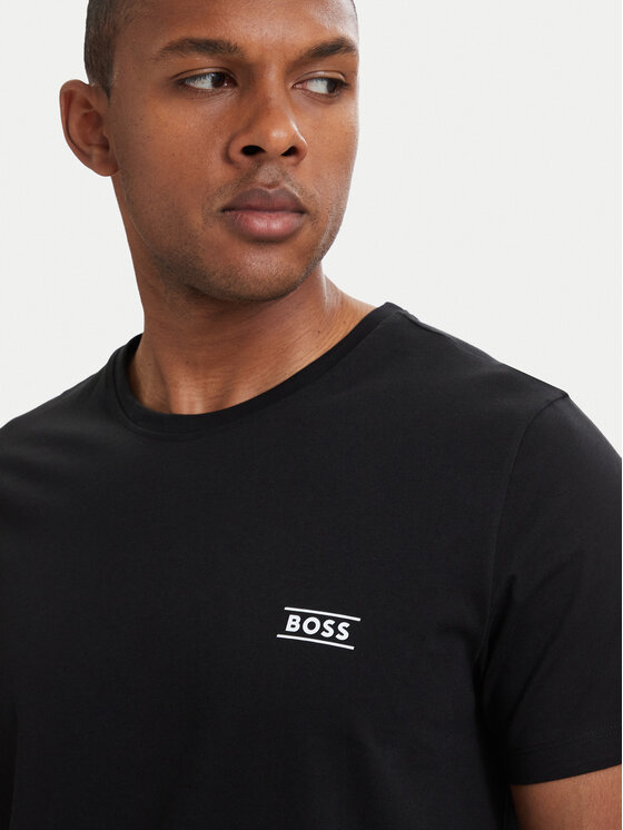 BOSS BOSS T-särk 50565324 Must Regular Fit