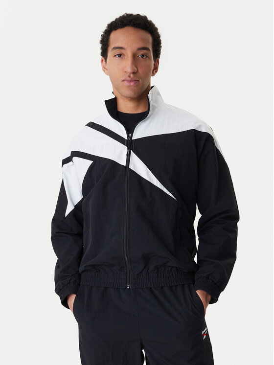 Reebok Reebok Sweatshirt Bailham RK25551CCM Schwarz Relaxed Fit