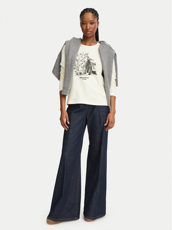 Weekend Max Mara Weekend Max Mara Blusa Cestino 2625946042 Crema Regular Fit