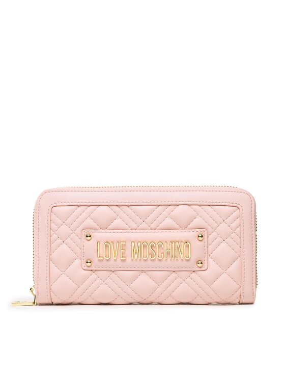 Portafoglio donna grande - Rosa - Love Moschino