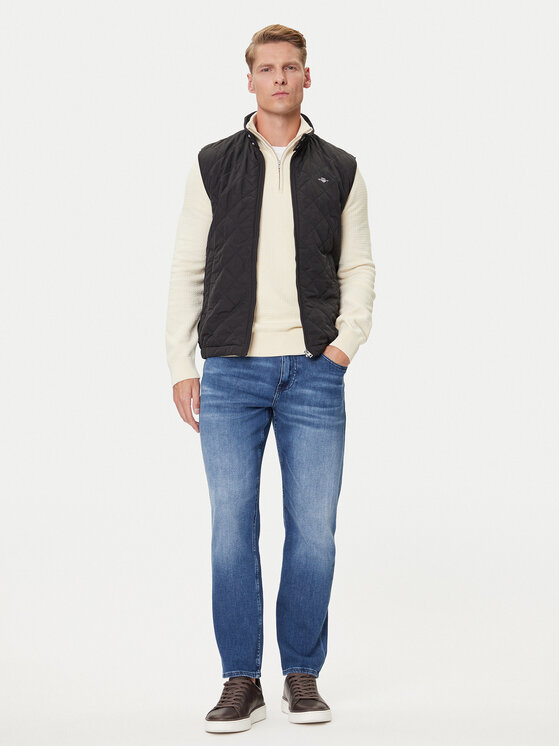 Gant Gant Γιλέκο 7006341 Μαύρο Regular Fit