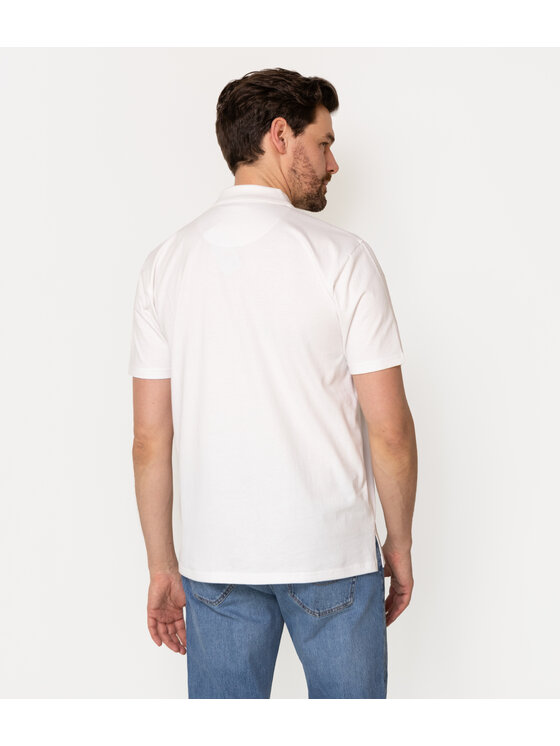 Lee Cooper Lee Cooper Polo ALAN 7124 Biały Regular Fit
