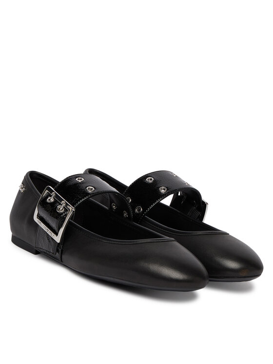 KARL LAGERFELD KARL LAGERFELD Baleriny Karo KL40126 Czarny
