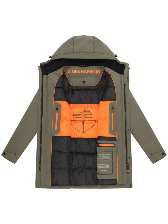 Stone Harbour Stone Harbour Kurtka zimowa Phinoo Zielony Regular Fit