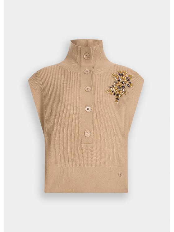 Liu Jo Liu Jo Maglione MF5058MS009L9007 Beige Regular Fit