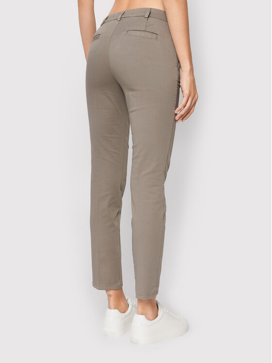 United Colors Of Benetton Pantaloni chino 4GD7558S3 Grigio Slim Fit Modivo