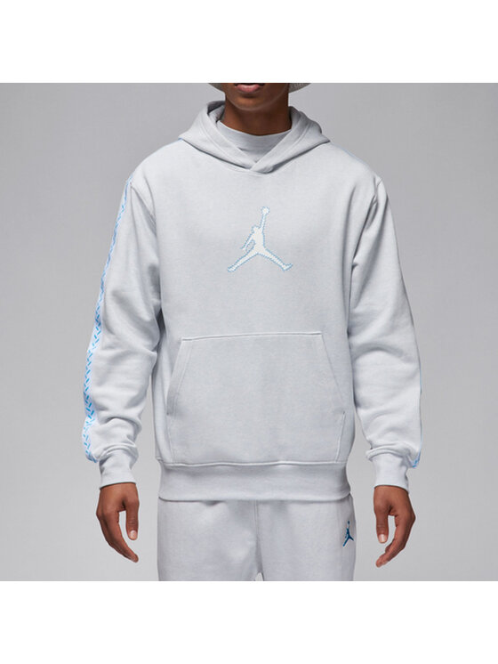 Nike Nike Bluza Flight MVP Fleece Hoodie Biały Regular Fit