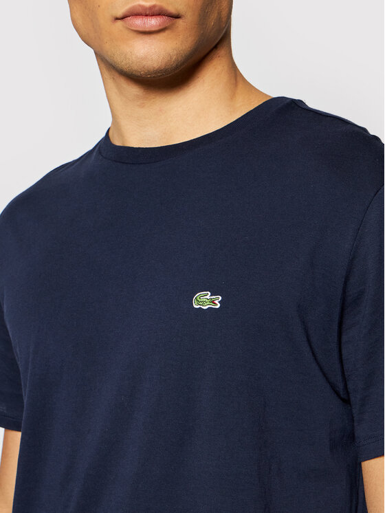 Lacoste Lacoste Marškinėliai TH6709 Tamsiai mėlyna Regular Fit