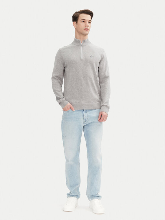 Aeronautica Militare Aeronautica Militare Pulover 251MA1489L506 Gri Regular Fit