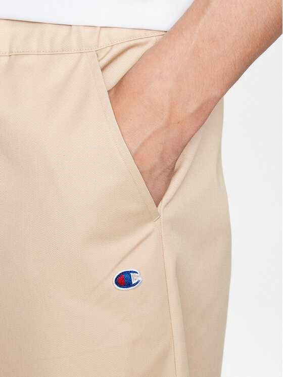 Champion Champion Šortky z materiálu 217239 Béžová Relaxed Fit