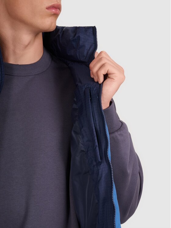 4F 4F Gilet 4FWAW25TVJAM229-030S Blu scuro Regular Fit