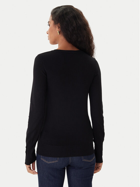 Guess Guess Pulover W2YR31 Z2V62 Negru Regular Fit