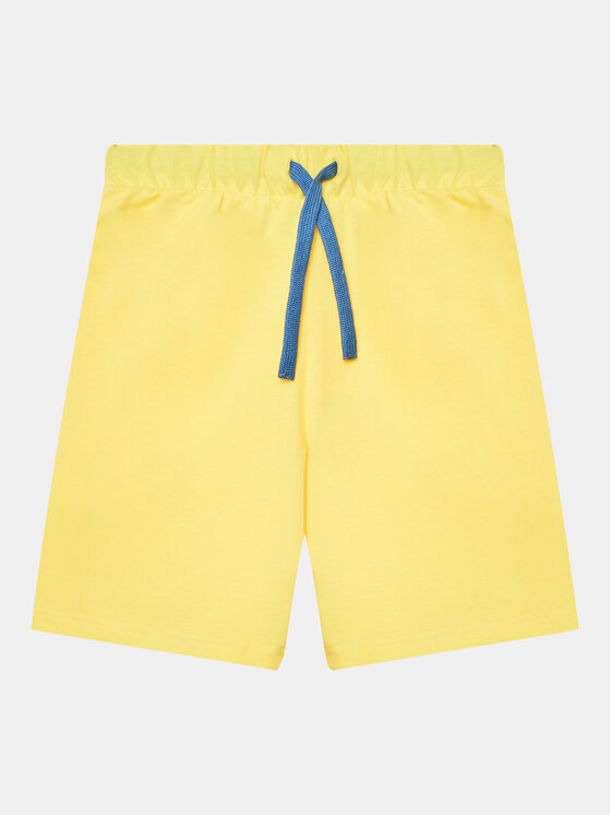 United Colors Of Benetton United Colors Of Benetton Sportske kratke hlače 3BL0G900Q Žuta Regular Fit