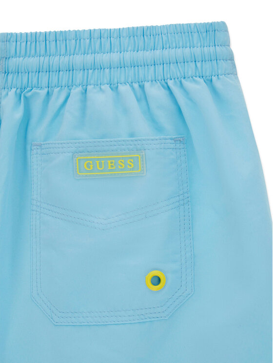 Guess Guess Szorty kąpielowe L6GZ03 WG282 Niebieski Regular Fit