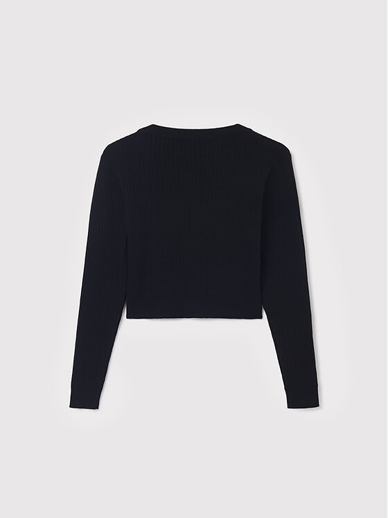 Cardigan 6328 Nero Regular Fit