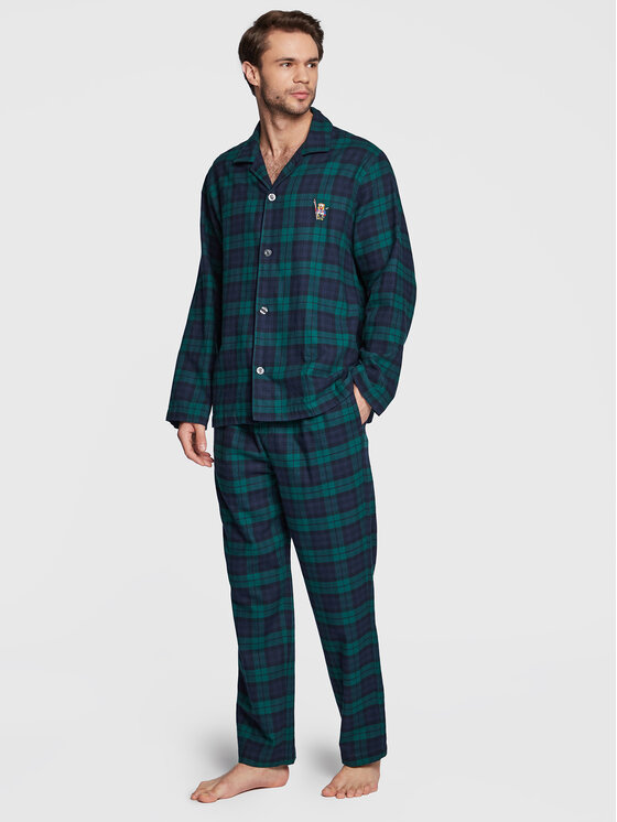 Polo Ralph Lauren Pižama 714754038007 Pisana Regular Fit