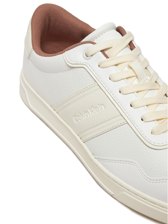 Calvin Klein Calvin Klein Sneakersy Low Top Lace Up Logo HM0HM01653 Biały