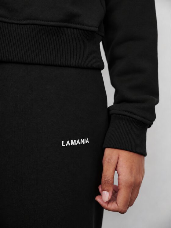 La Mania La Mania Spodnie dresowe RICO Czarny Basic Fit