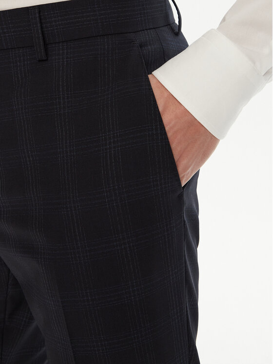 BOSS BOSS Garnitur 50538032 Granatowy Slim Fit