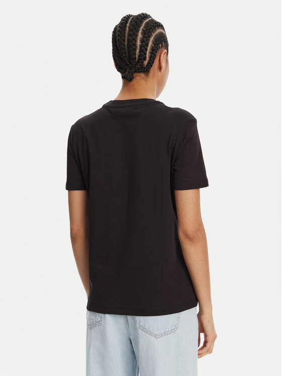 Just Cavalli Just Cavalli Tricou 78PAHT01 Negru Regular Fit