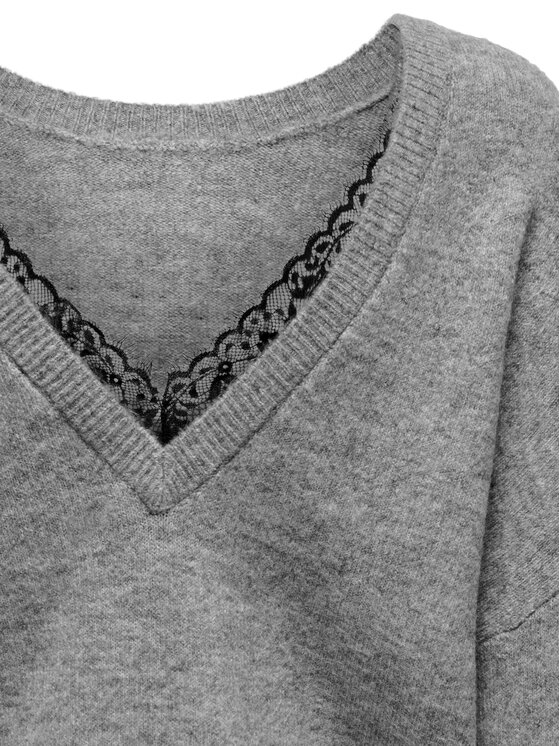 ONLY ONLY Pulover Manifesta 15329229 Siva Regular Fit