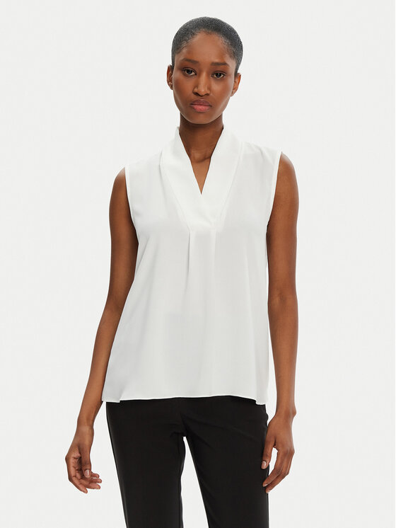Rinascimento Rinascimento Blusa CFC0122867003 Bianco Regular Fit