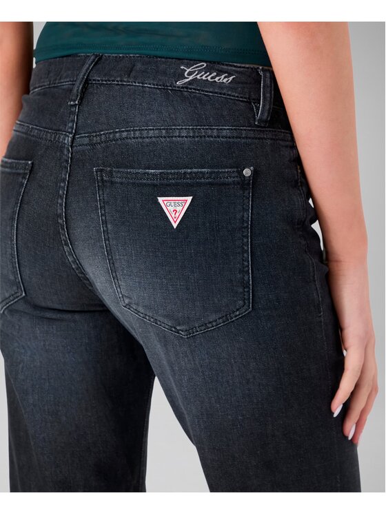 Guess Guess Jeansy 184481 Czarny Flared Fit