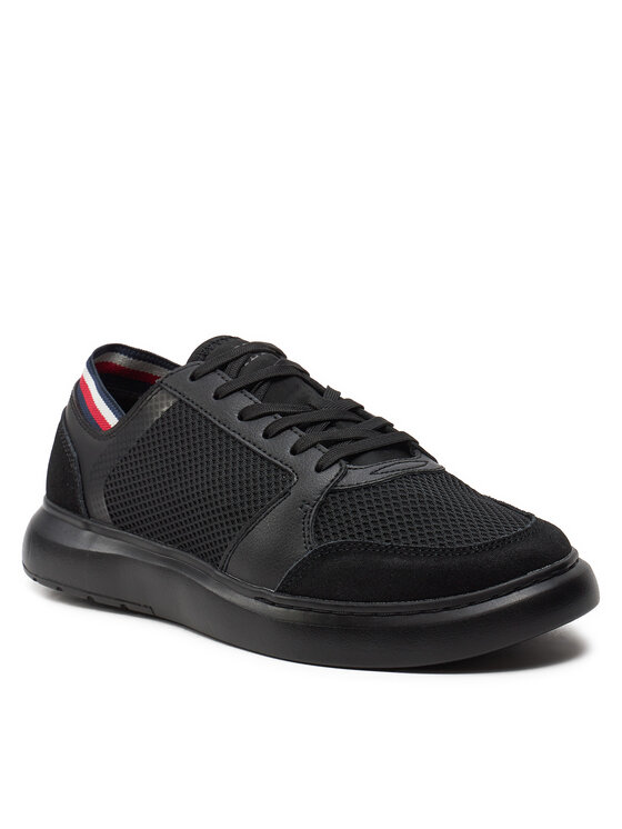 Tommy Hilfiger Tommy Hilfiger Sneakersy Lightweight Cup Seasonal Mix FM0FM04961 Czarny