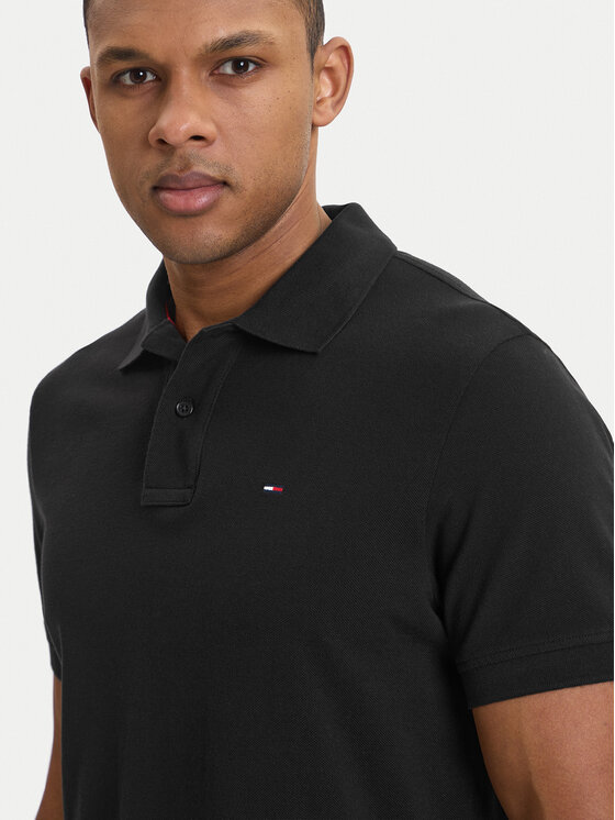 Tommy Jeans Tommy Jeans Tricou polo DM0DM22711 Negru Regular Fit