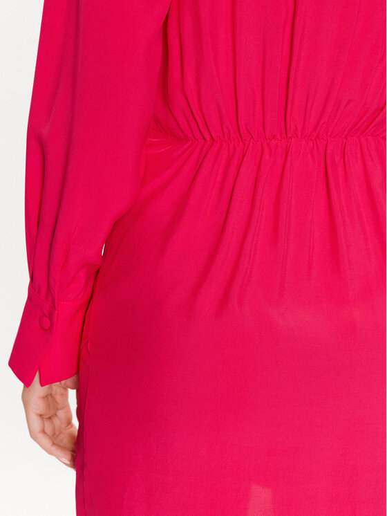 Sisley Sisley Sukienka codzienna 4B5FLV03L Różowy Regular Fit