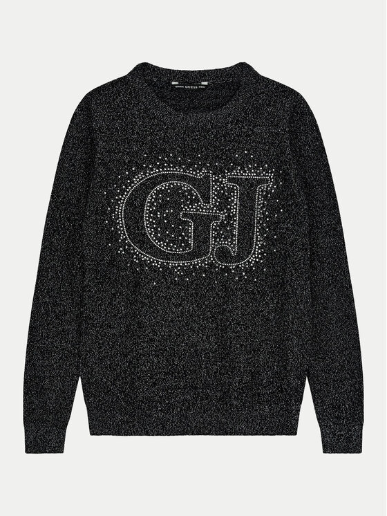 Guess Guess Džemper J4YR00 Z3FP0 Crna Regular Fit