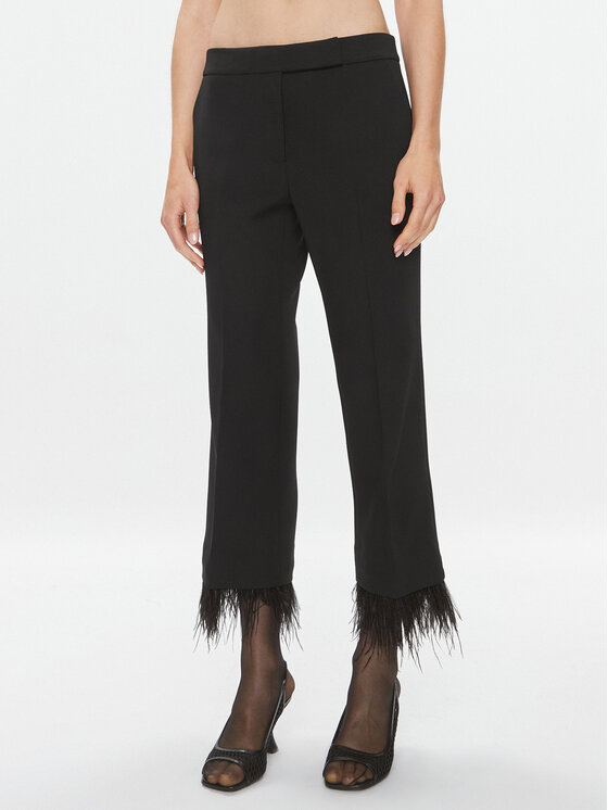 MICHAEL Michael Kors MICHAEL Michael Kors Riidest püksid MH330K43GZ Must Regular Fit