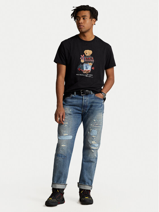 Polo Ralph Lauren Polo Ralph Lauren T-krekls 710854497027 Melns Regular Fit