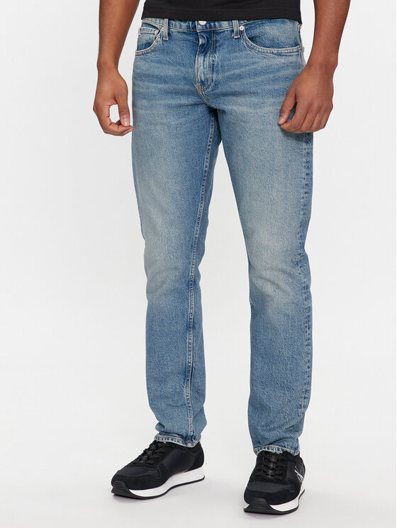 Calvin Klein Jeans Džinsi J30J324202 Zils Slim Fit