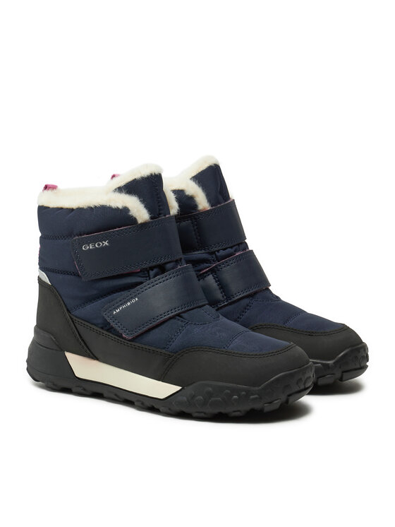 Geox Geox Čizme za snijeg J Trekkyup Girl B Ab J46M7B 0FU50 C4002 S Tamnoplava