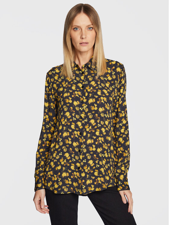 Camicia Moss Crepe Rose WW0WW37594 Nero Regular