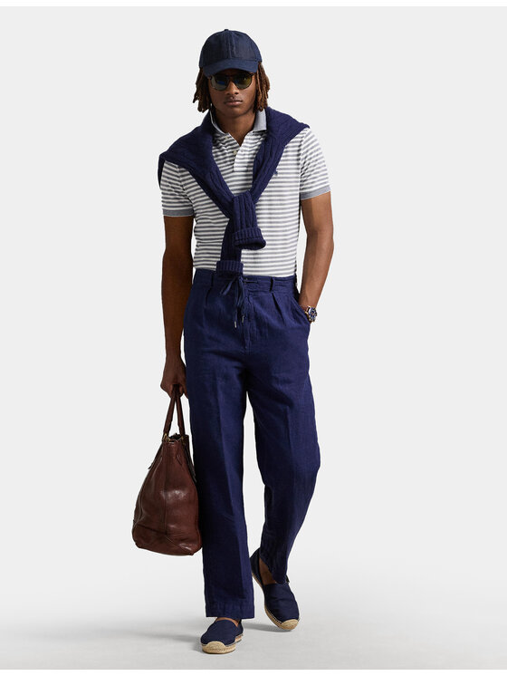 Polo Ralph Lauren Polo Ralph Lauren Polokošile 710974596001 Modrá Custom Slim Fit